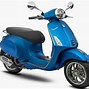 Motor Vespa Matic Warna Hijau